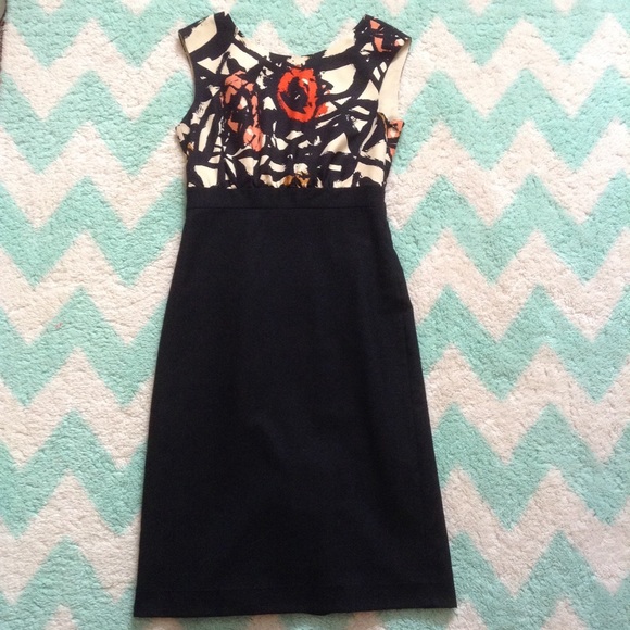 vintage style J CREW silk wool wiggle dress 2 (E3) - Picture 3 of 9